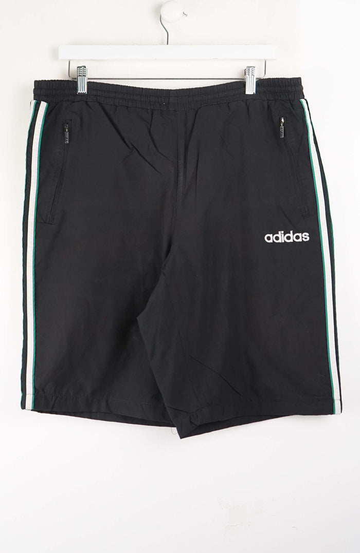 VINTAGE ADIDAS TRACK PANT SHORTS (XL)