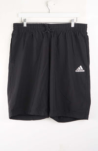 VINTAGE ADIDAS TRACK PANT SHORTS (XL)