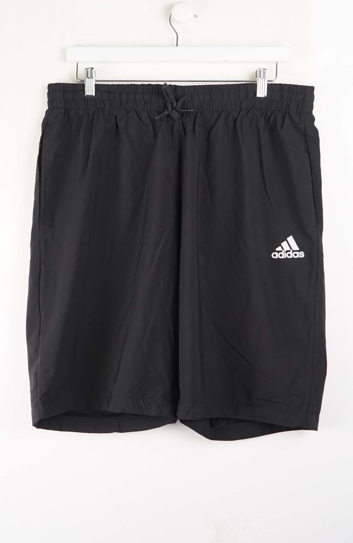 VINTAGE ADIDAS TRACK PANT SHORTS (XL)