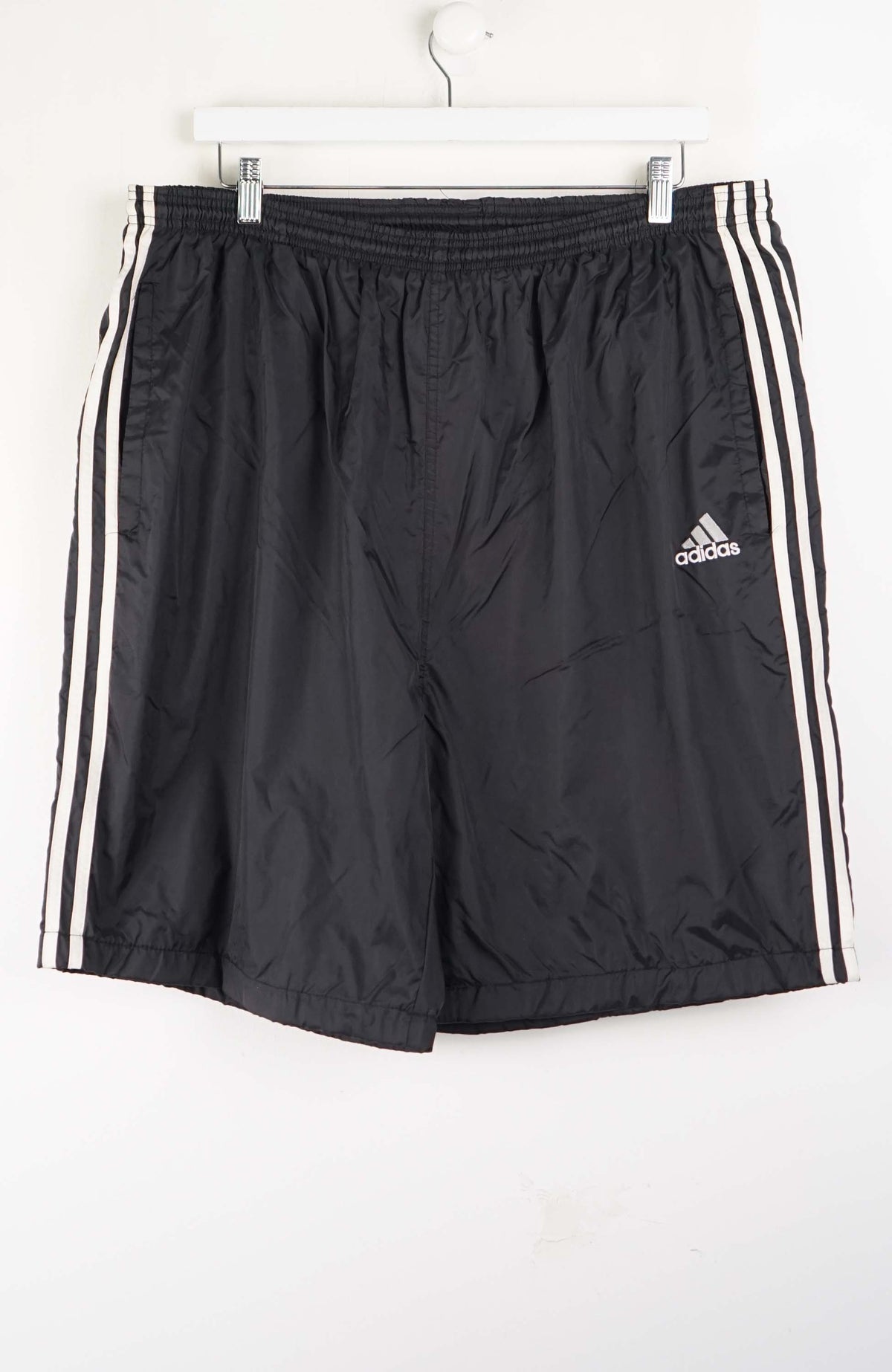 VINTAGE ADIDAS TRACK PANT SHORTS (XL)