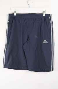 VINTAGE ADIDAS TRACK PANT SHORTS (XL)