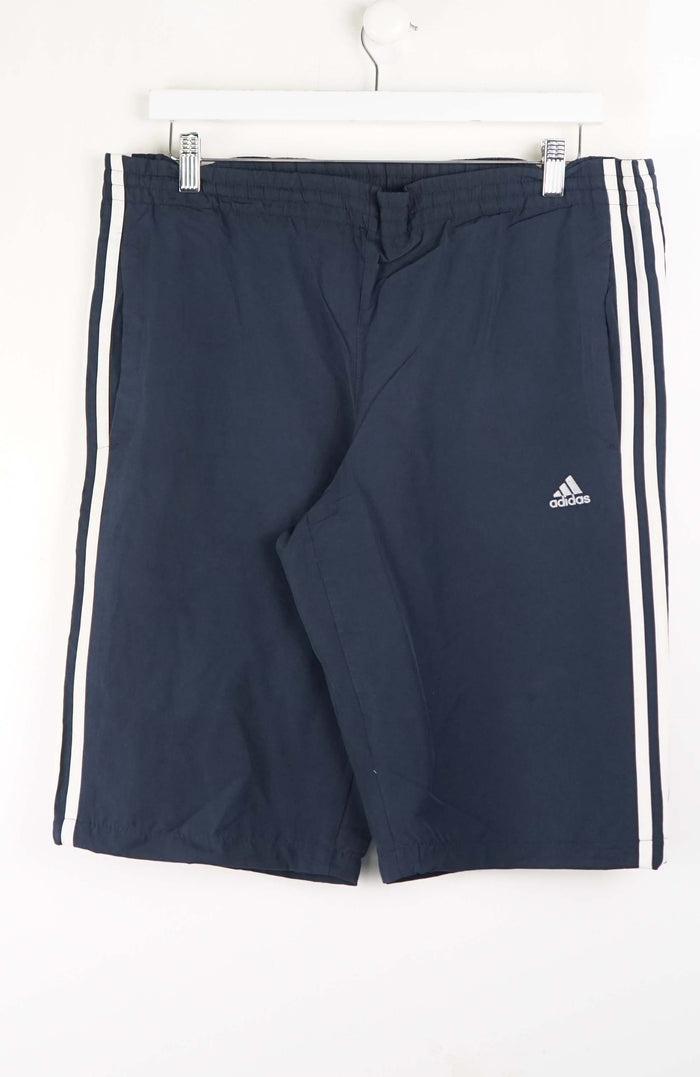 VINTAGE ADIDAS TRACK PANT SHORTS (XL)