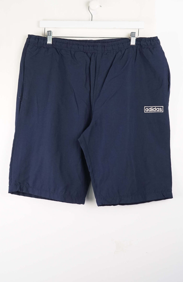 VINTAGE ADIDAS TRACK PANT SHORTS (XL)
