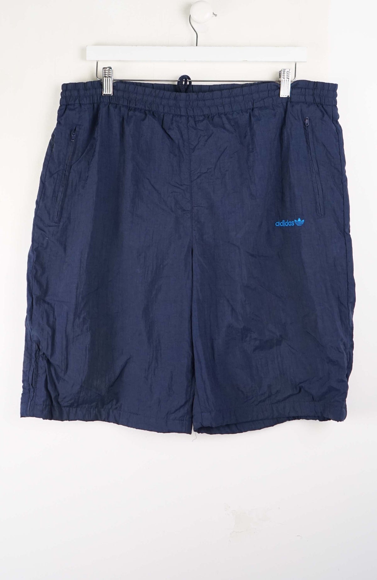 VINTAGE ADIDAS TRACK PANT SHORTS (XL)