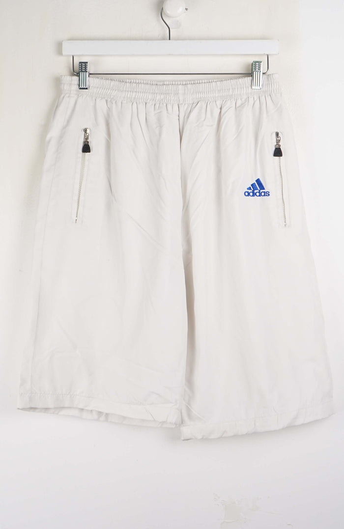 VINTAGE ADIDAS TRACK PANT SHORTS (XS)