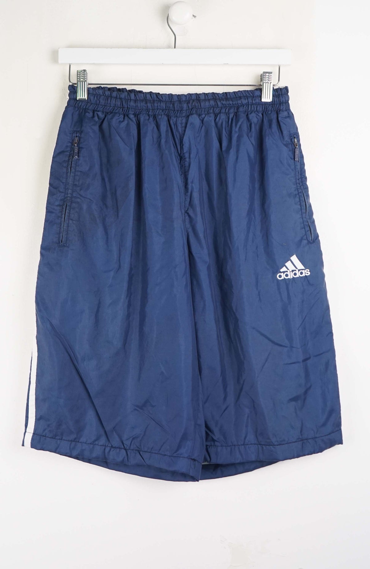 VINTAGE ADIDAS TRACK PANT SHORTS (XXS)