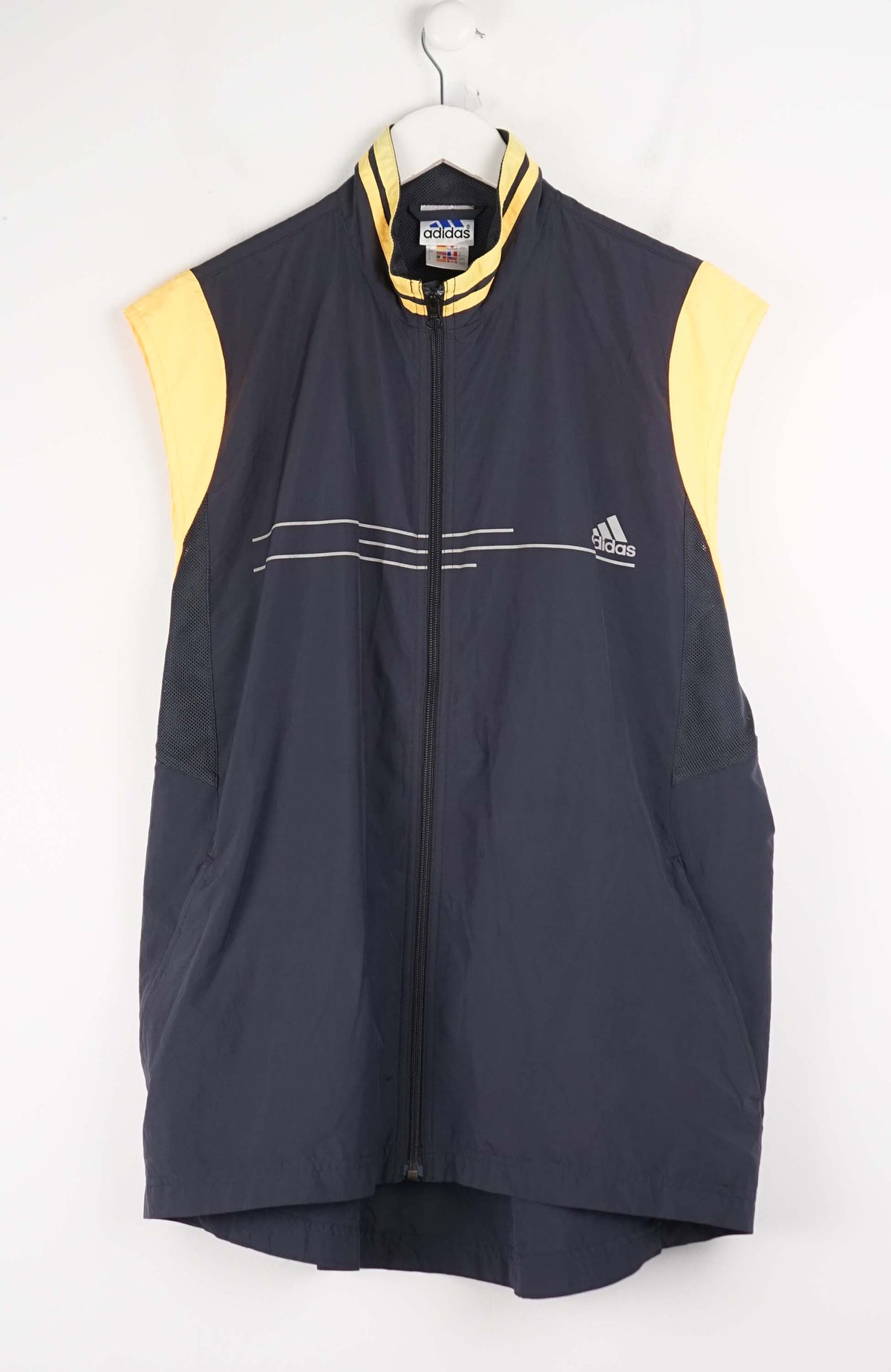 VINTAGE ADIDAS WINDBREAKER VEST (L)