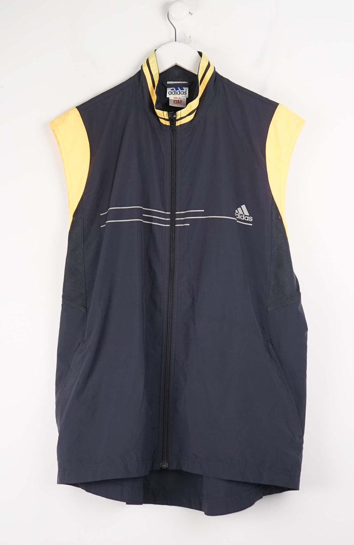 VINTAGE ADIDAS WINDBREAKER VEST (L)