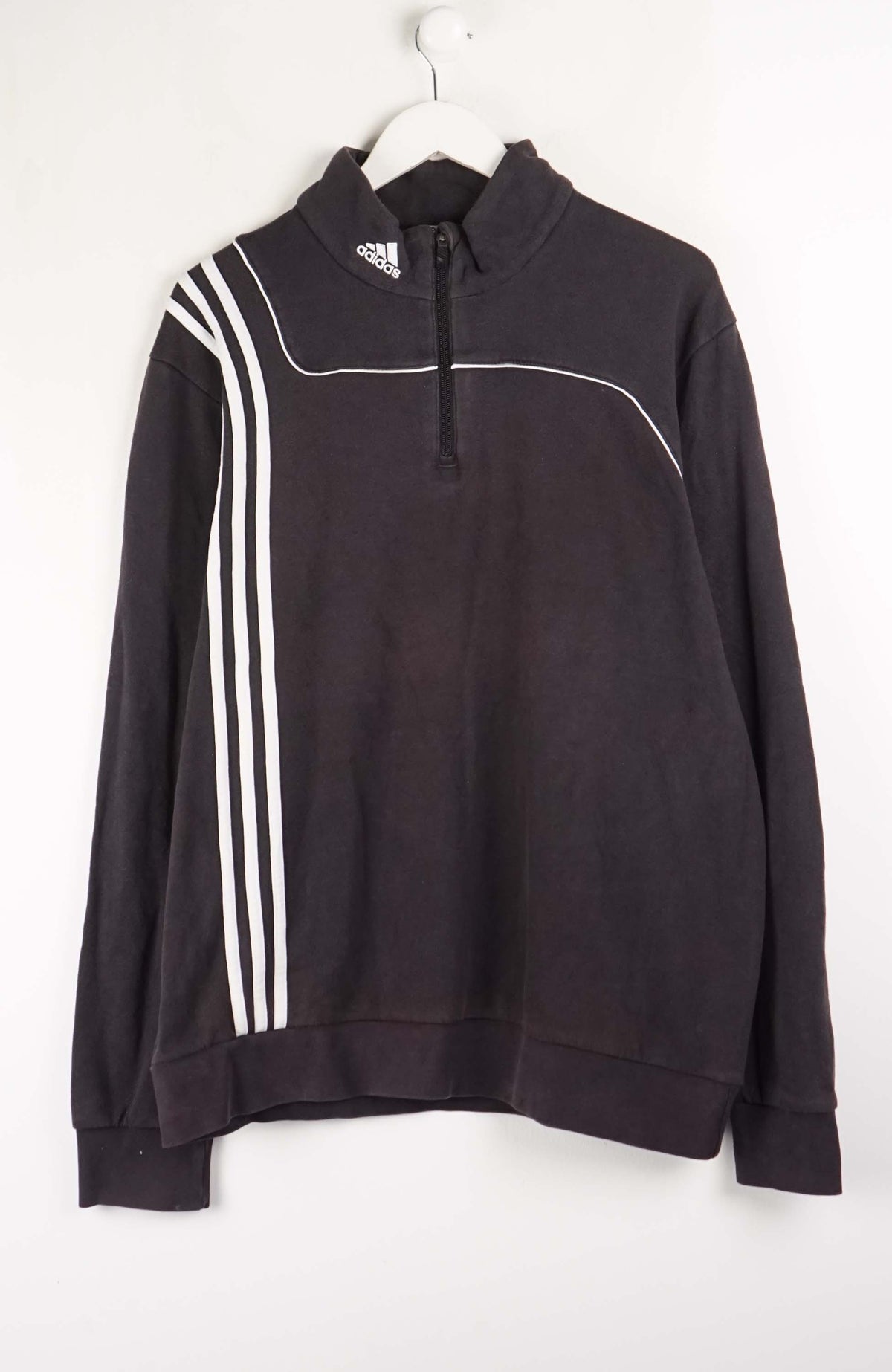 VINTAGE ADIDAS 1/4 ZIP SWEATER (XL)