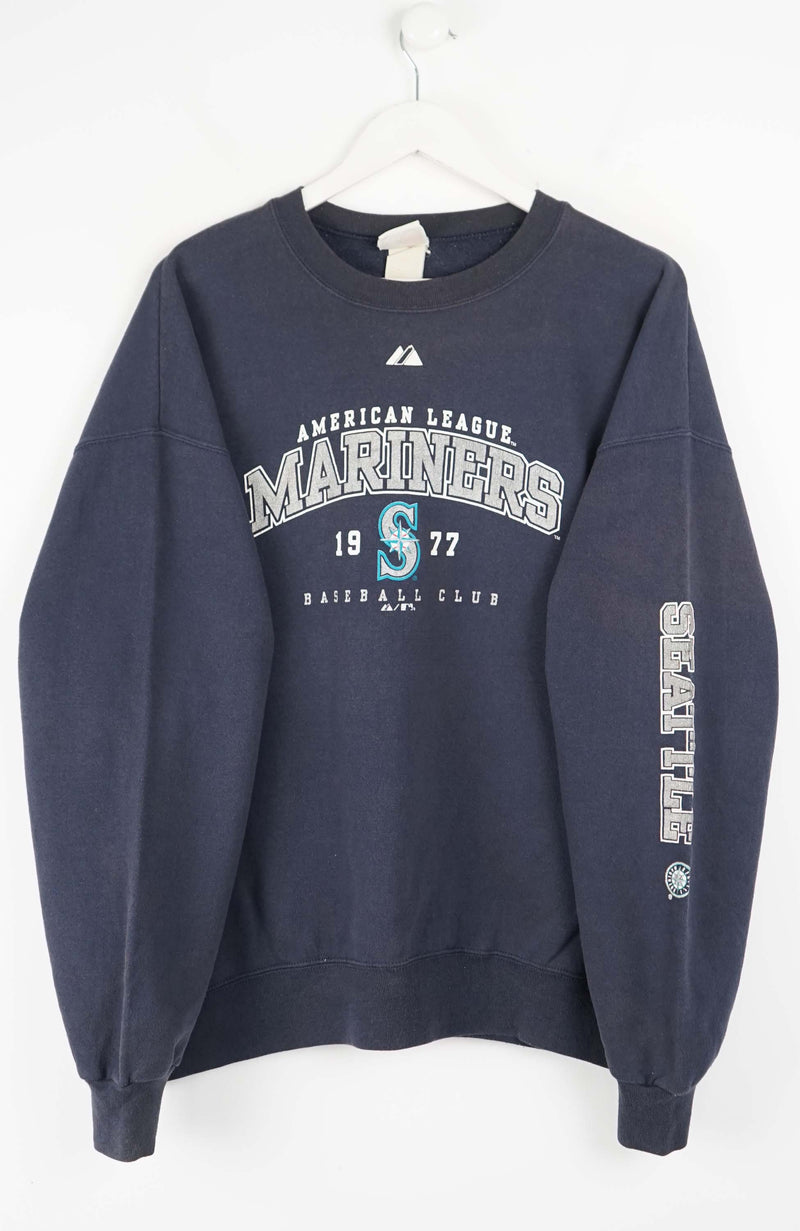 VINTAGE AMERICAN LEAGUE SEATTLE MARINERS SWEATER (L)