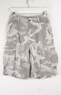 VINTAGE CAMO CARGO SHORTS W29
