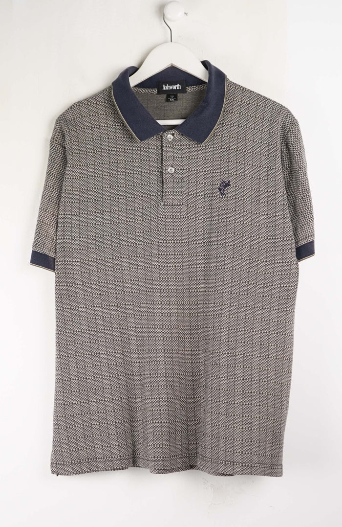 VINTAGE ASHWORTH GOLF POLO SHIRT (M)