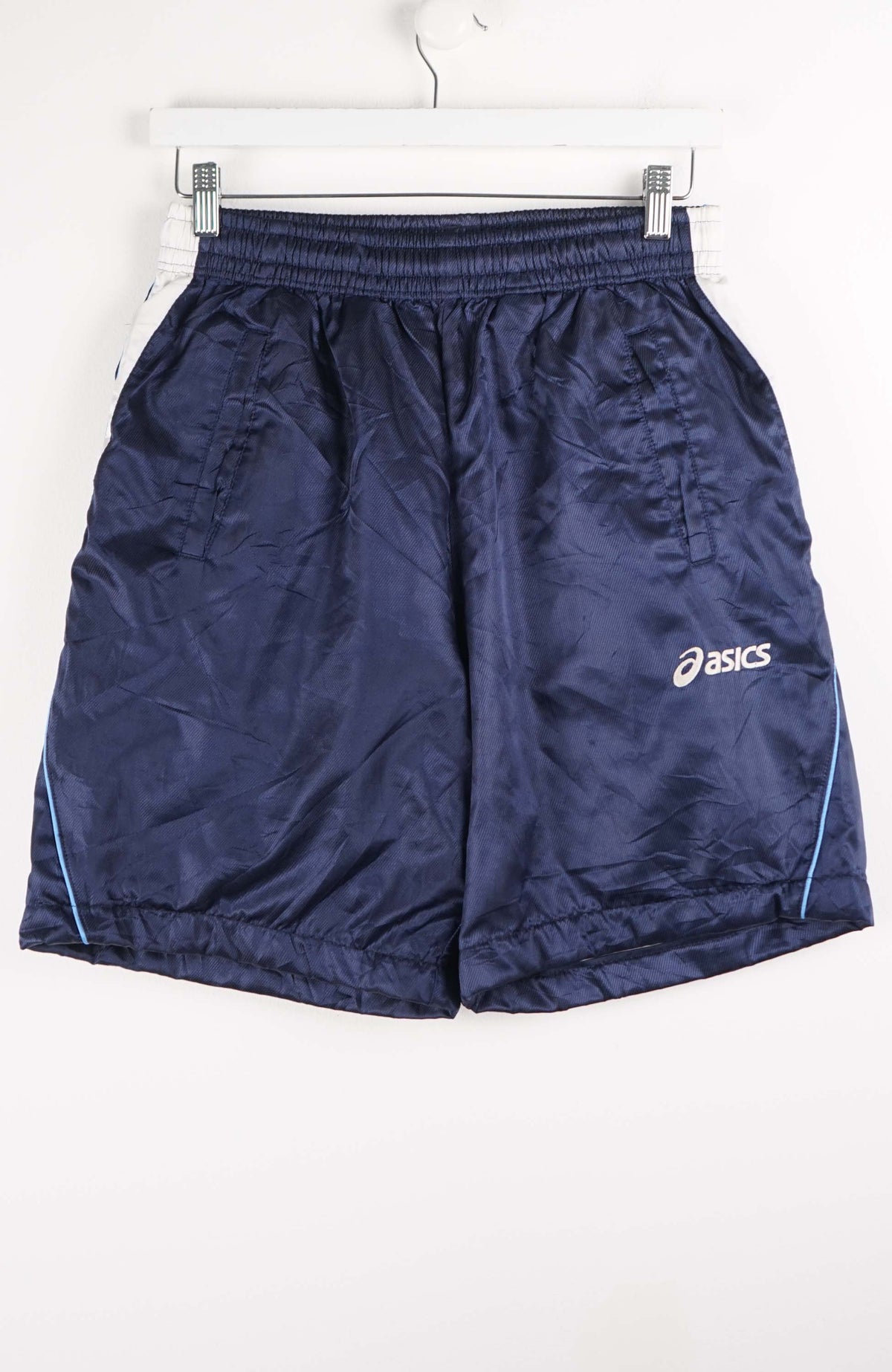 VINTAGE ASICS TRACK PANT SHORTS (S)