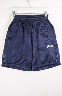VINTAGE ASICS TRACK PANT SHORTS (S)
