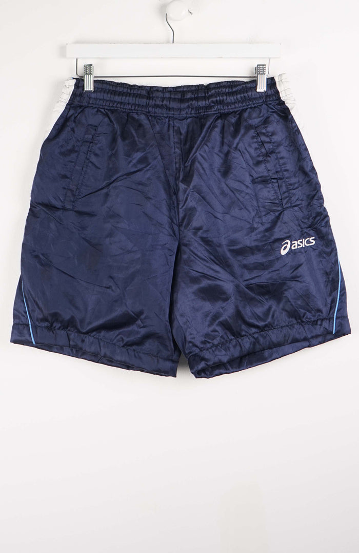 VINTAGE ASICS TRACK PANT SHORTS (M)