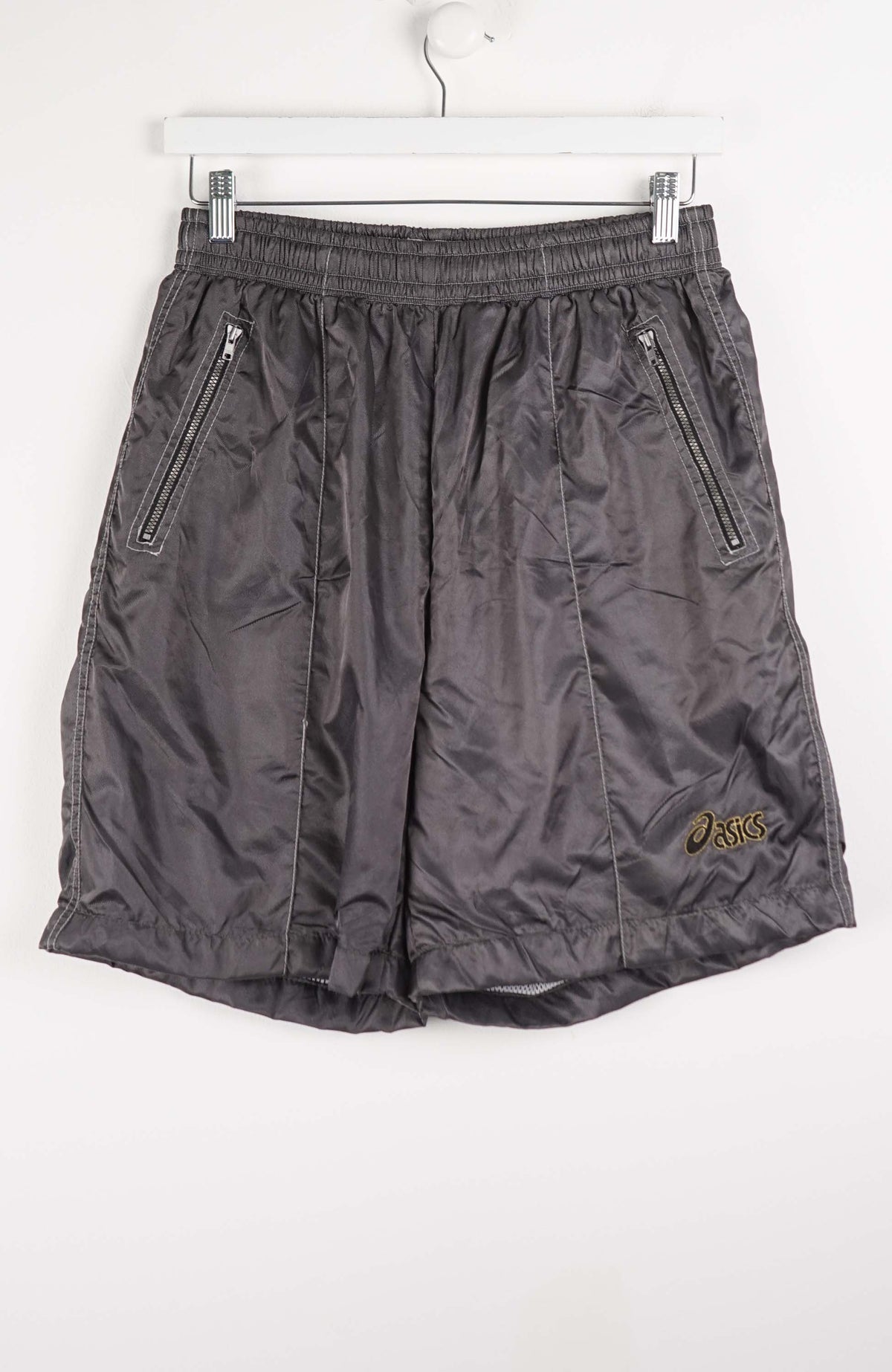 VINTAGE ASICS TRACK PANT SHORTS (XS)