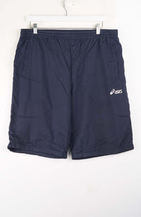 VINTAGE ASICS TRACK PANT SHORTS (L)