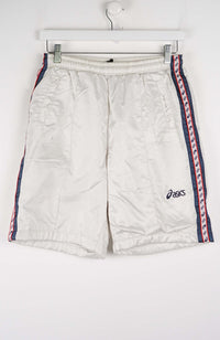 VINTAGE ASICS TRACK PANT SHORTS (S)