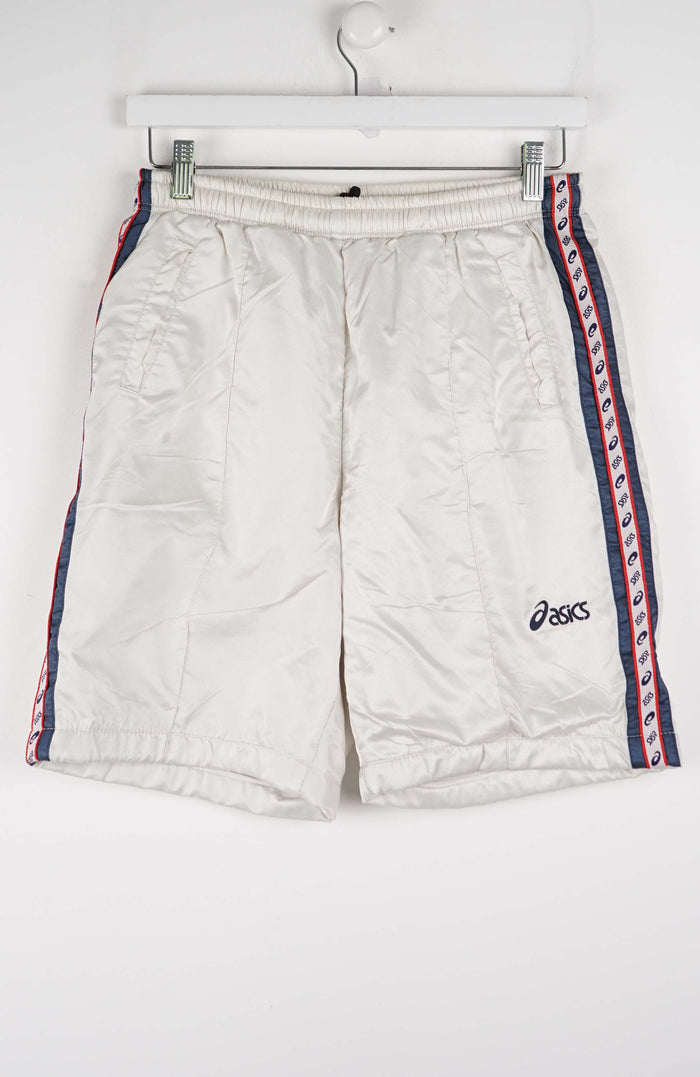 VINTAGE ASICS TRACK PANT SHORTS (S)