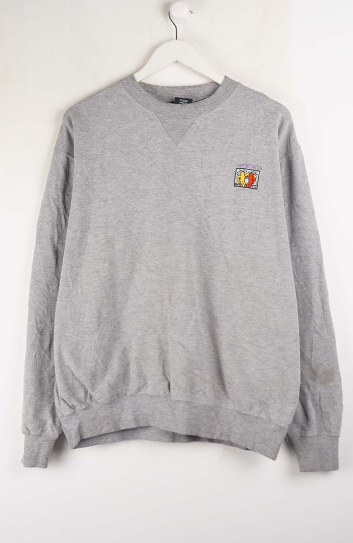VINTAGE KEITH HERING BEST BUDDIES SWEATER (L)