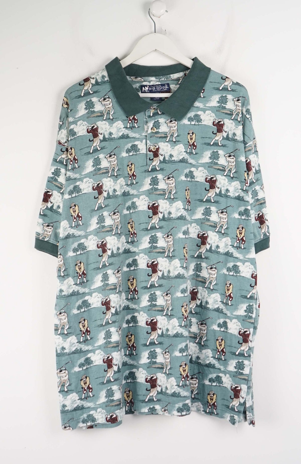 VINTAGE GOLF BIG DOGS T-SHIRT (XXL)