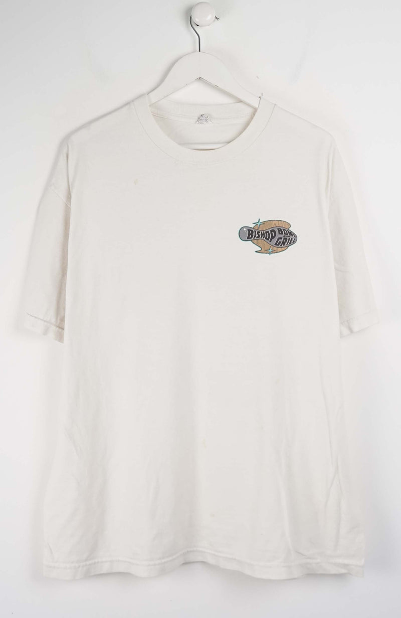 VINTAGE BISHDP BOWL AND GRILL T-SHIRT (XL)