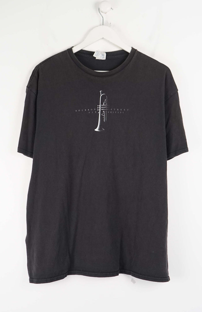 VINTAGE BOURBON STREET NEW ORLEANS T-SHIRT (L)