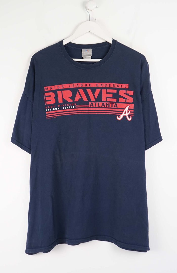 VINTAGE BRAVES ATLANTA MAJOR LEAGUE BASEBALL T-SHIRT (XXL)