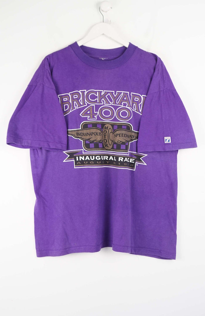 VINTAGE NASCAR BRICKYARD 400 INAUGURAL RACE T-SHIRT (XL)