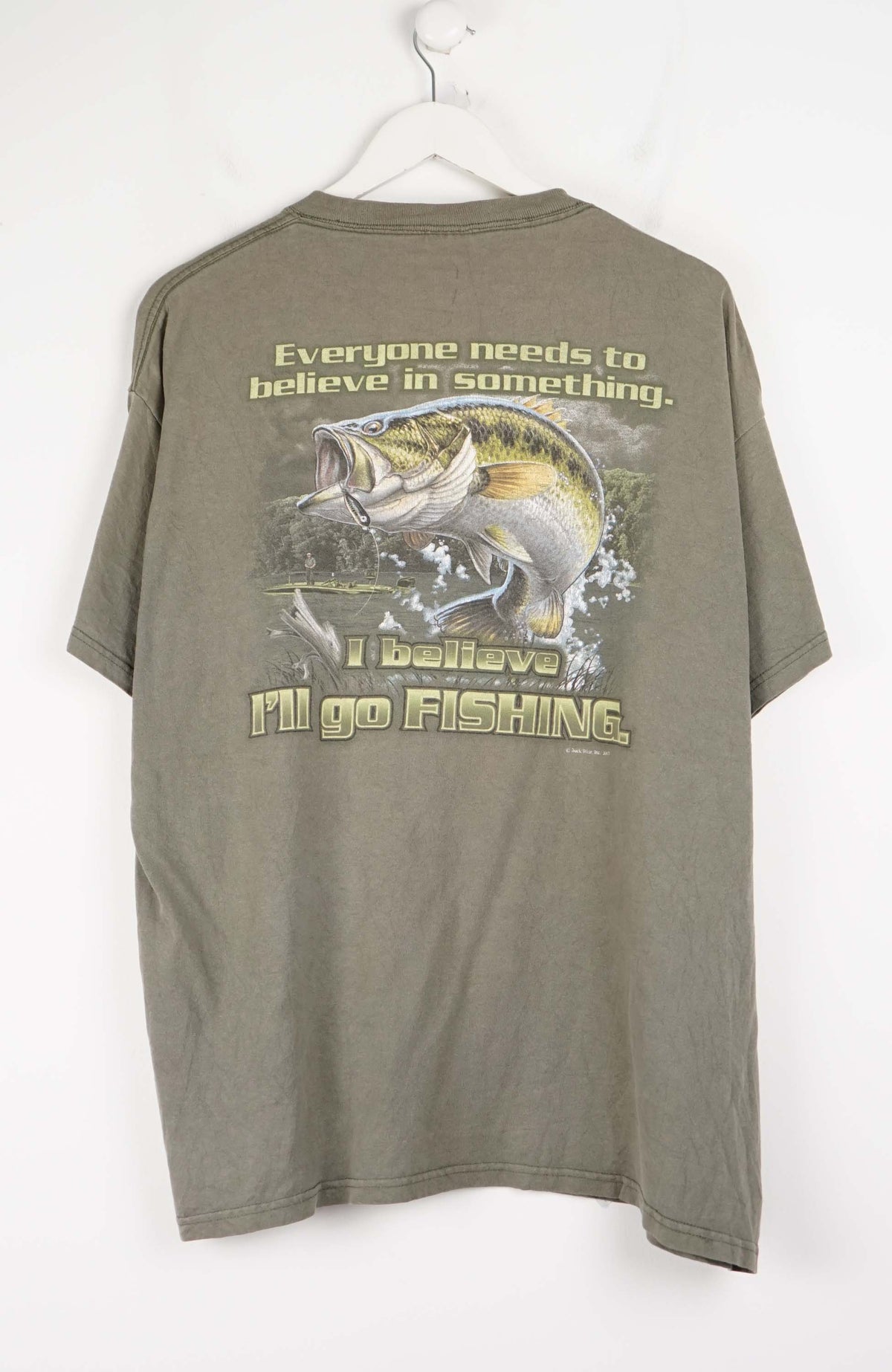 VINTAGE BUCK WEAR OUTDOORS T-SHIRT (L)