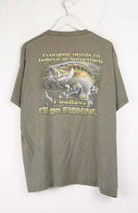 VINTAGE BUCK WEAR OUTDOORS T-SHIRT (L)
