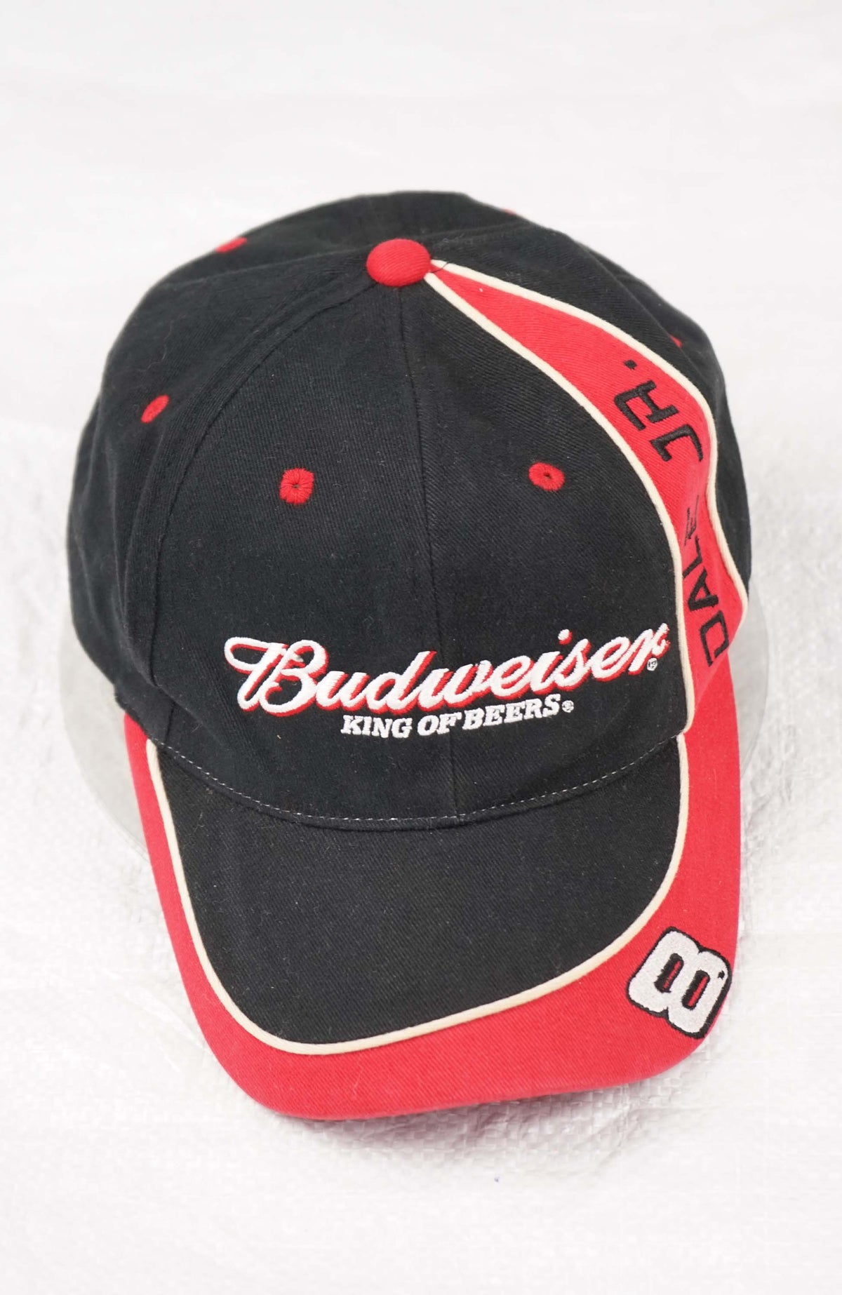 VINTAGE NASCAR BUDWEISER KING OF BEERS HAT