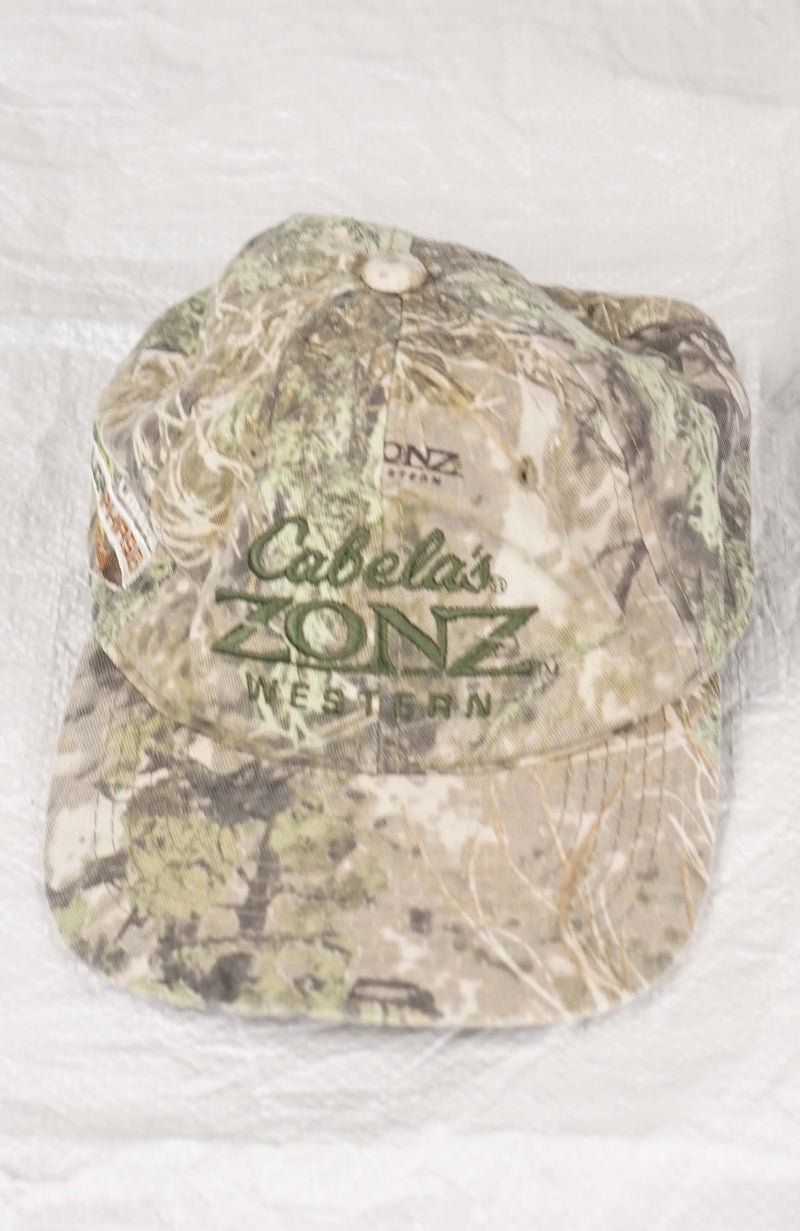 VINTAGE CABELA'S ZONZ WESTERN REAL TREE HAT