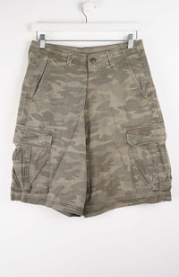 VINTAGE CAMO CARGO SHORTS W30