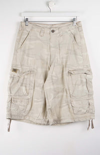 VINTAGE CAMO CARGO SHORTS W31
