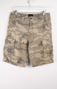 VINTAGE CAMO CARGO SHORTS W37