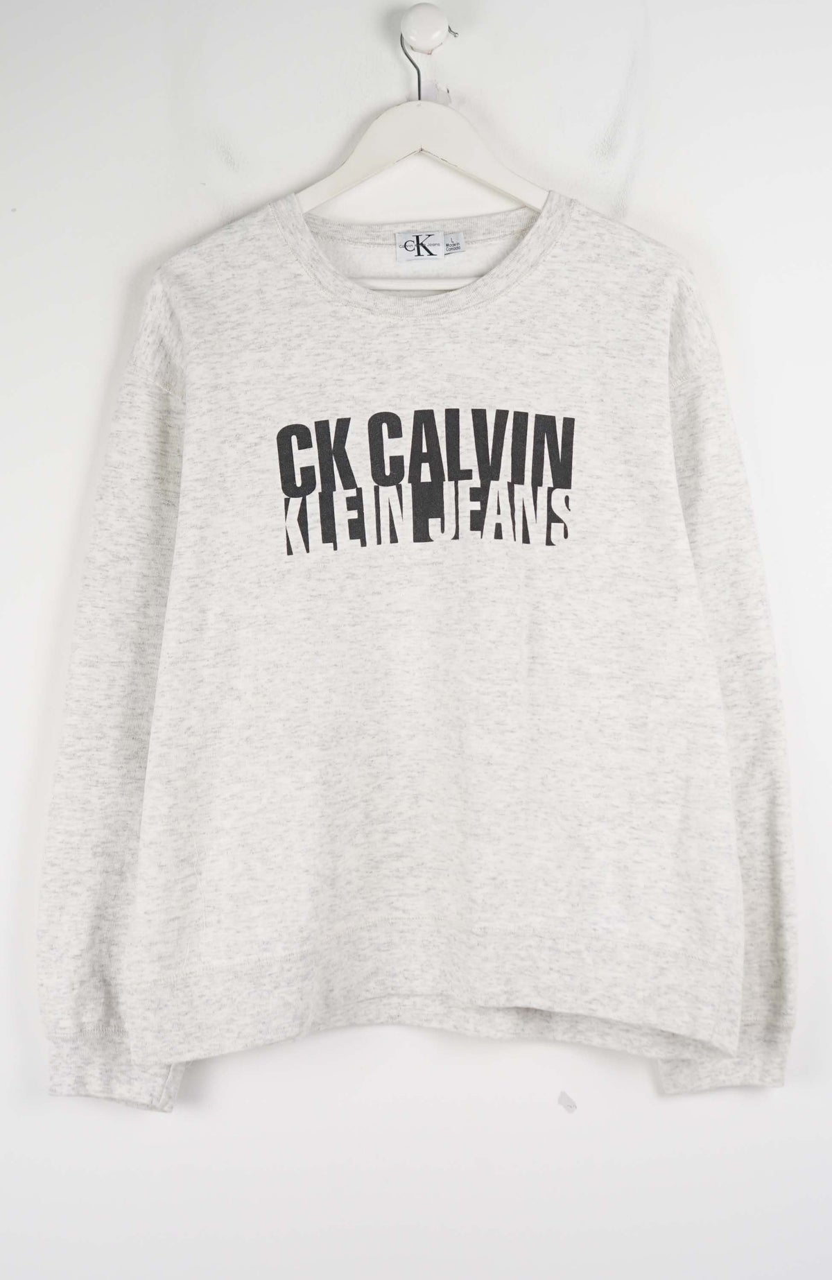 VINTAGE CALVIN KLEIN JEANS SWEATER (XXL)