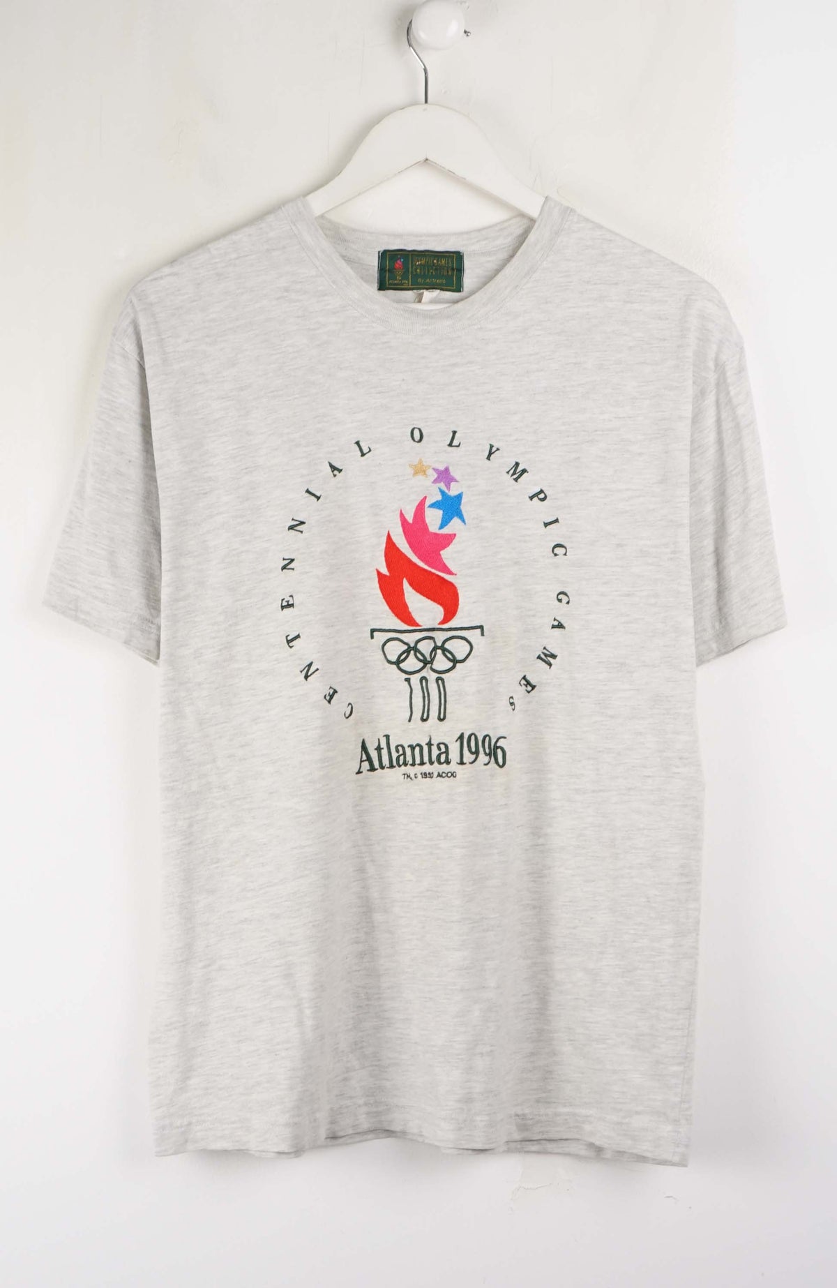 VINTAGE CENTENNIAL OLYMPIC GAMES ATLANTA 1996 T-SHIRT (M)