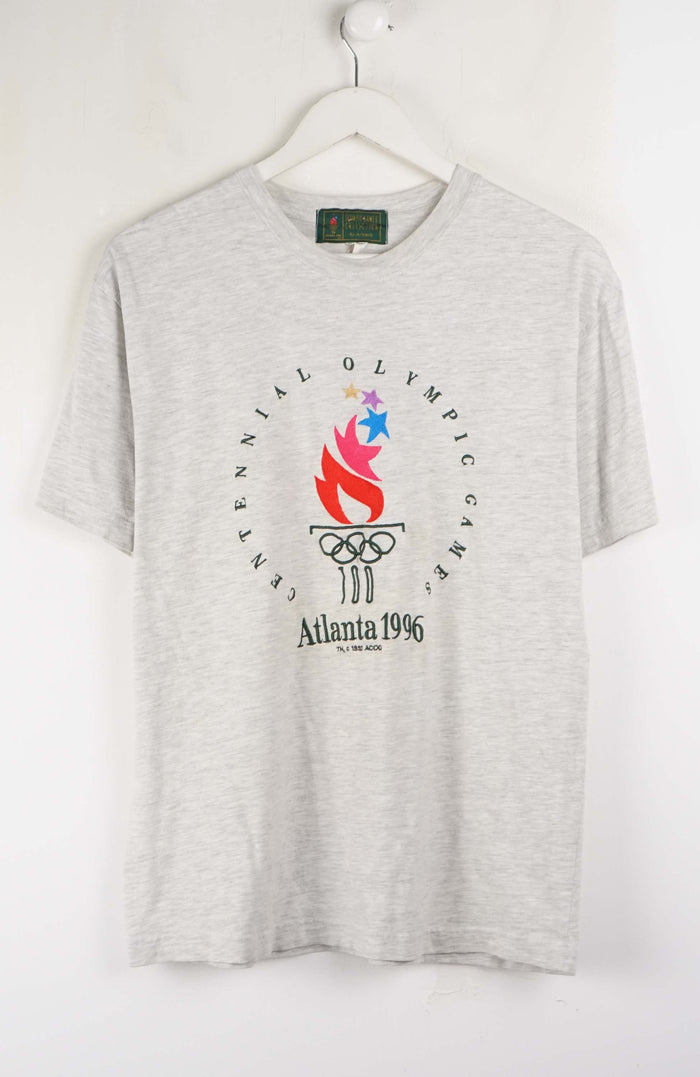 VINTAGE CENTENNIAL OLYMPIC GAMES ATLANTA 1996 T-SHIRT (M)
