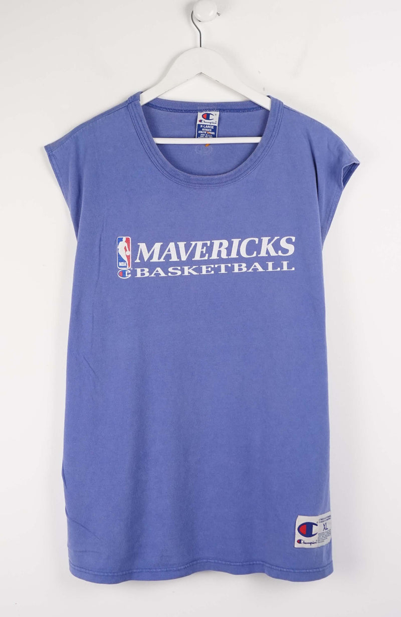 VINTAGE CHAMPION DALLAS MAVERICKS T-SHIRT (XL)