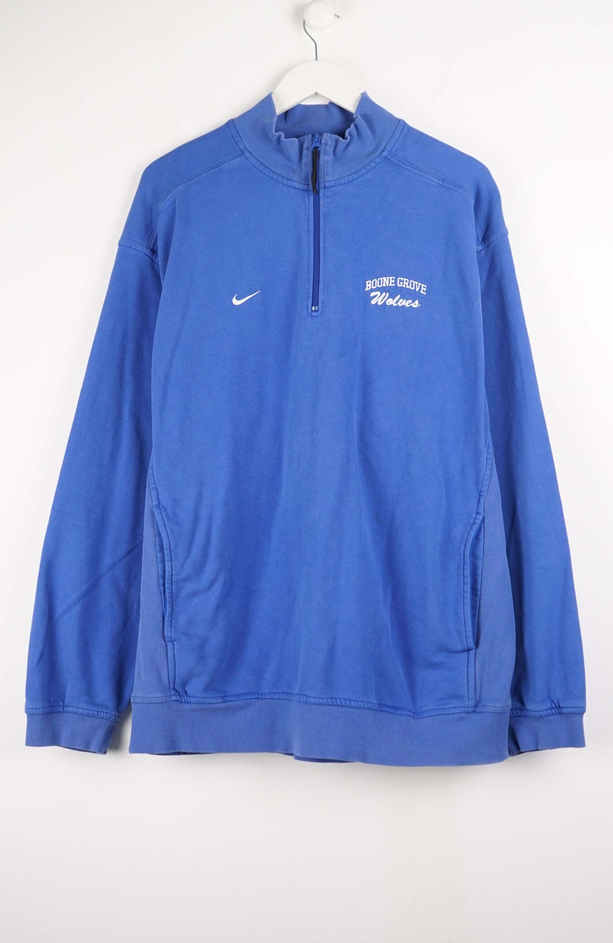 VINTAGE NIKE 1/4 ZIP SWEATER (XL)