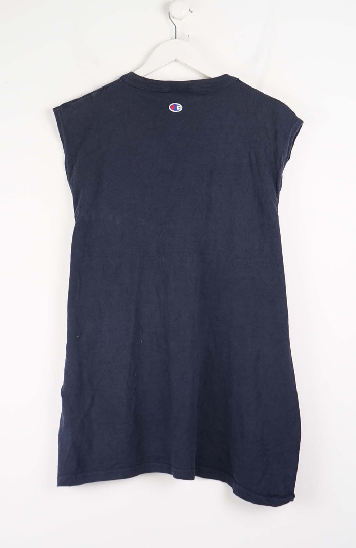 VINTAGE CHAMPION SLEEVELESS T-SHIRT (L)