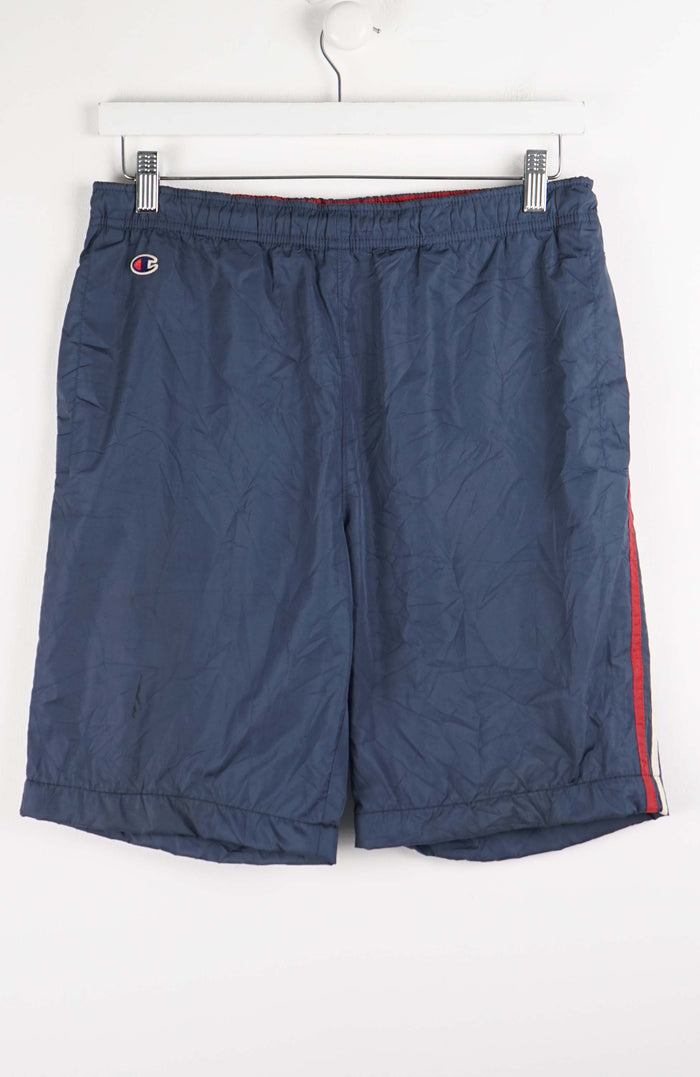 VINTAGE CHAMPION TRACK PANT SHORTS (M)