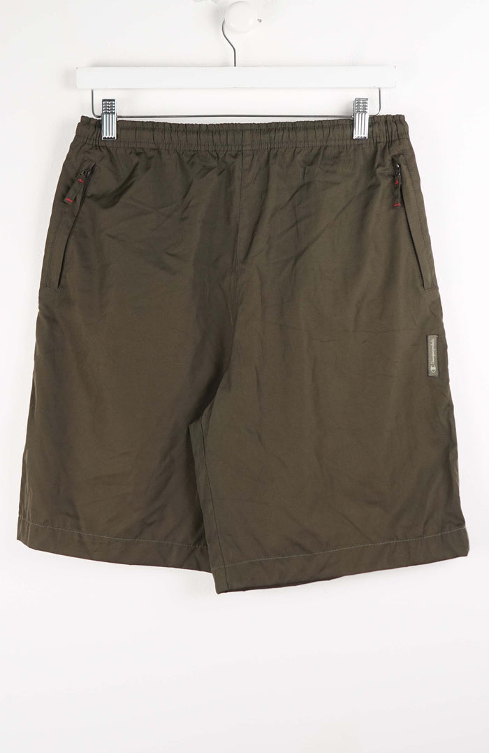 VINTAGE CHAMPION TRACK PANT SHORTS (S)