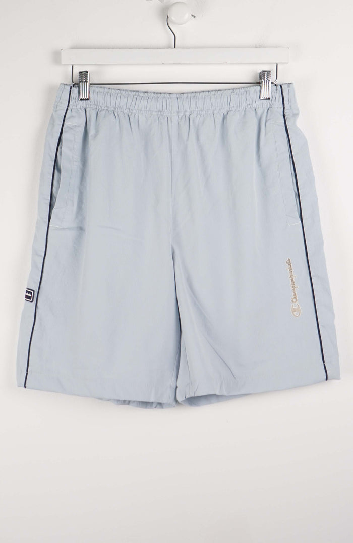 VINTAGE CHAMPION TRACK PANT SHORTS (M)