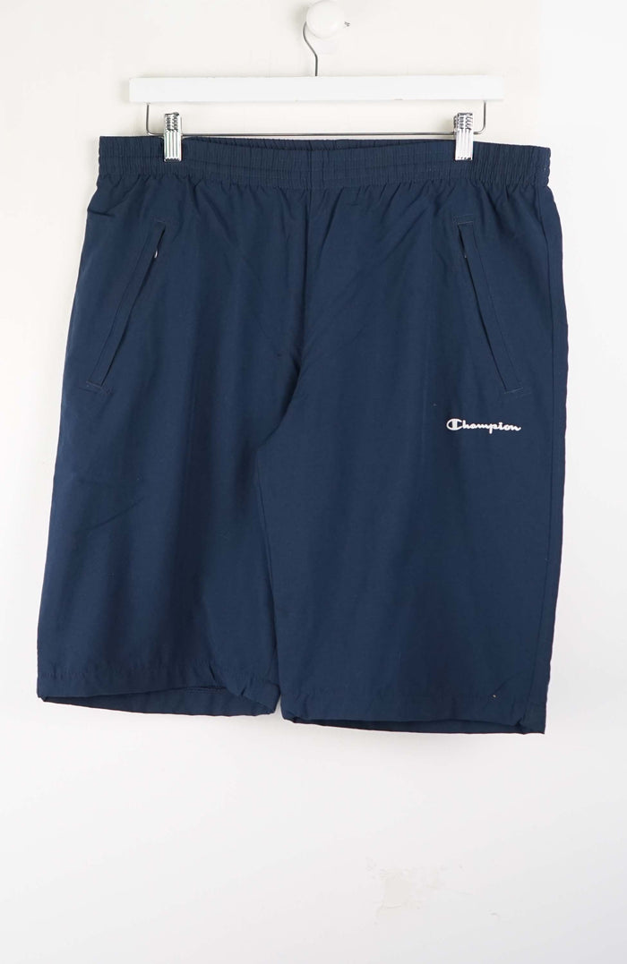 VINTAGE CHAMPION TRACK PANT SHORTS (L)
