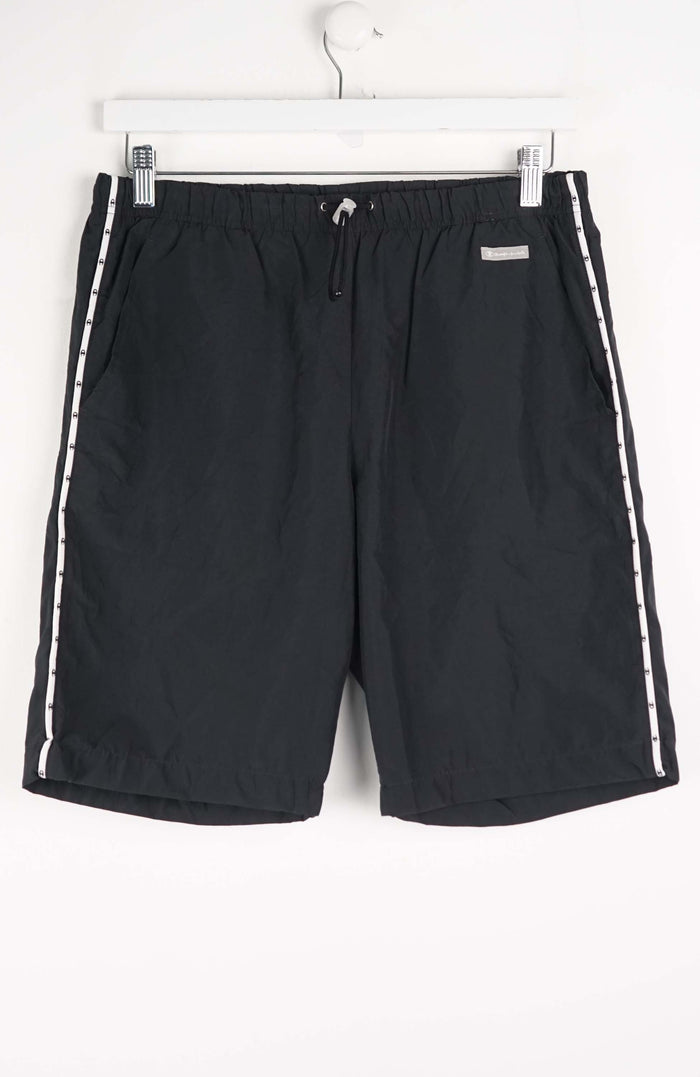 VINTAGE CHAMPION TRACK PANT SHORTS (M)