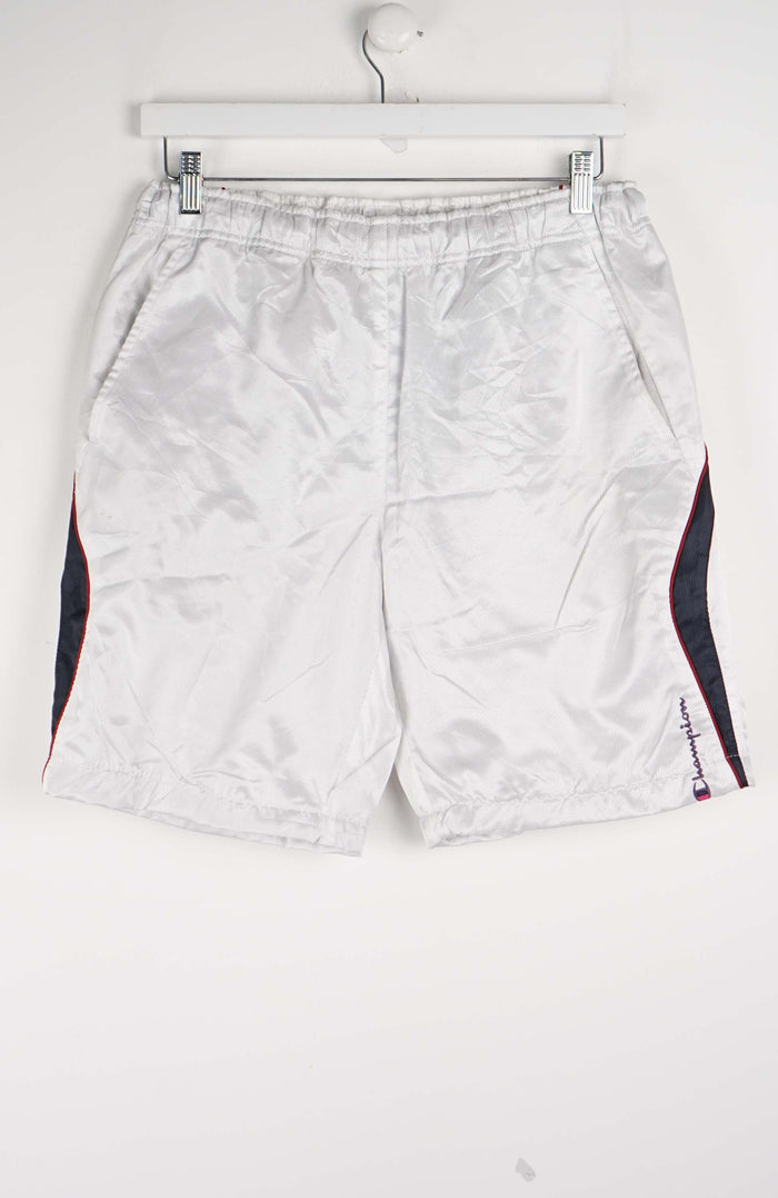 VINTAGE CHAMPION TRACK PANT SHORTS (M)
