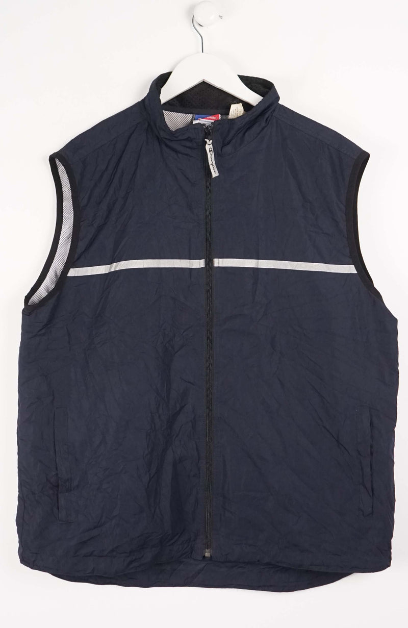 VINTAGE CHAMPION WINDBREAKER VEST (L)
