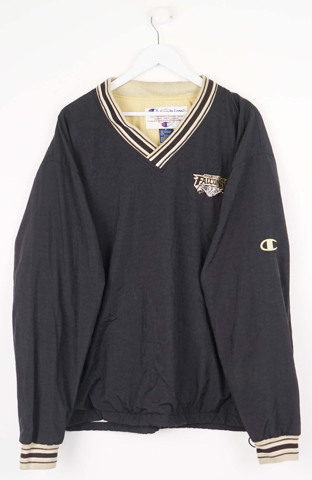 Vintage champion pullover windbreaker hot sale